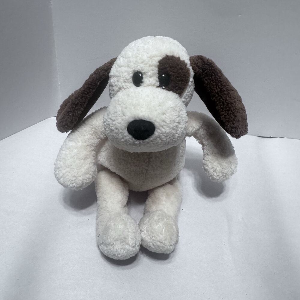 Vintage Gund Dog Braun Thermoscan Spot Eye Puppy Stuffed Animal Plush Toy 9"